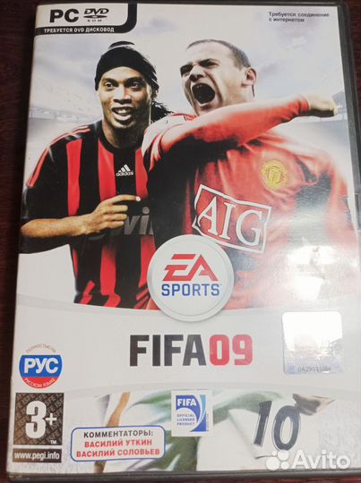 Компьютерная игра, лицензия, фифа 09