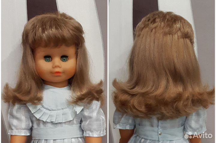 Винтажная кукла ГДР 55 см