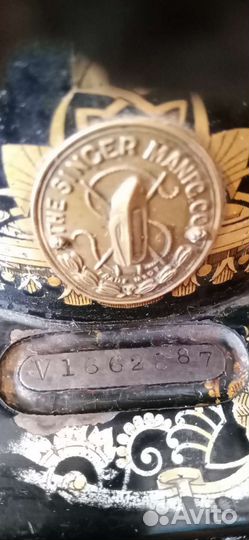 Швейная машина Singer 1909 г коллекционная раритет