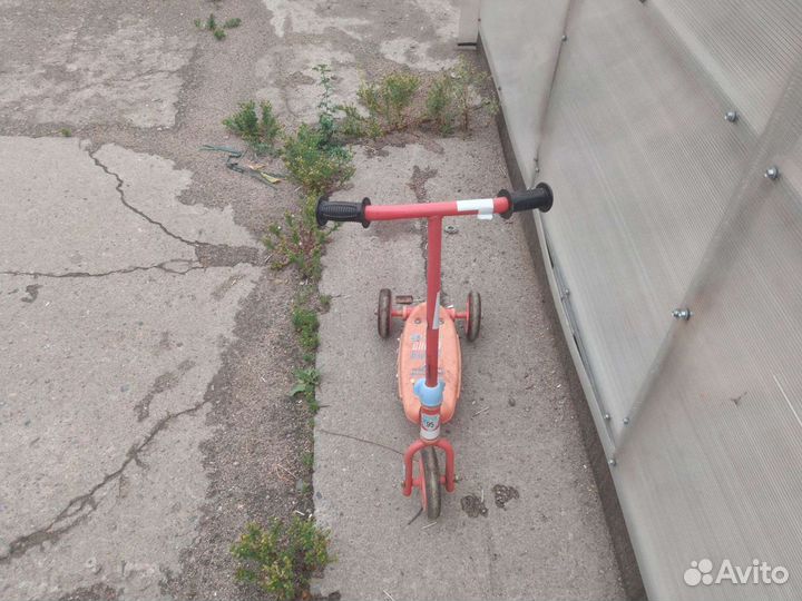 Самокат детский бу 3х колесный