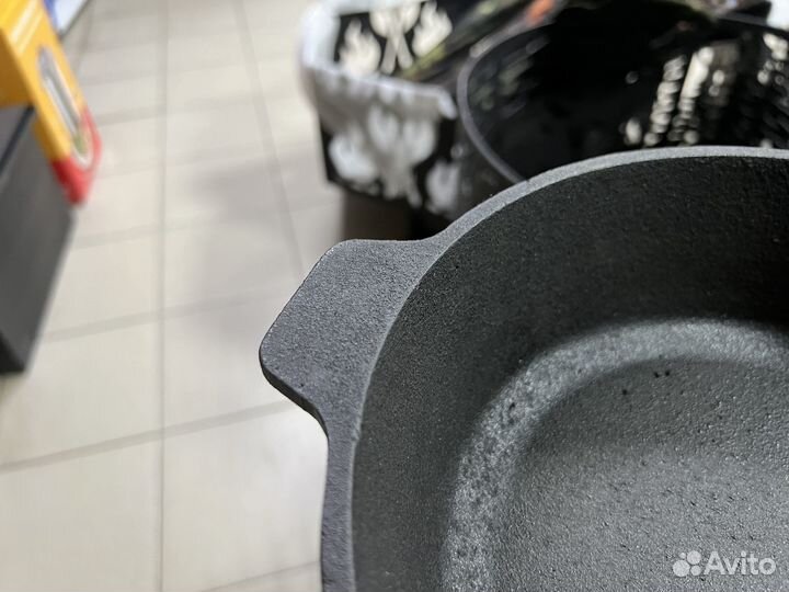 Чугунная сковорода комплект