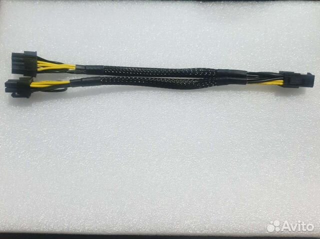 Переходник питания для видеокарт 6pin на 8pin