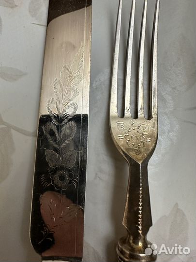 Старинный столовый набор