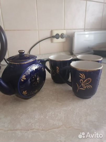 Набор посуды гжель