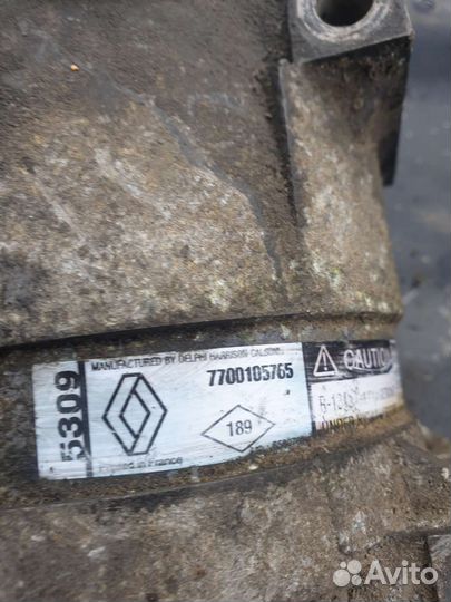 Renault 2.0 f4r компрессор кондиционера