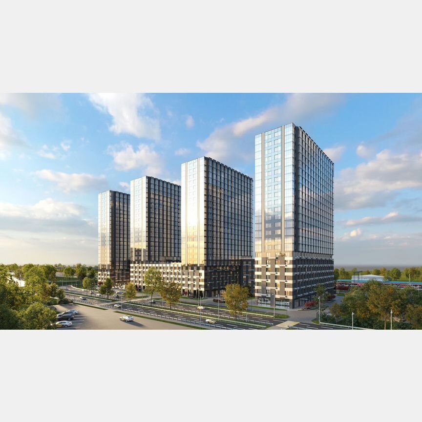 Апартаменты-студия, 27,5 м², 12/23 эт.