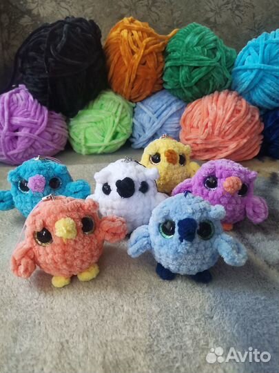 Вязаные игрушки ручной работы