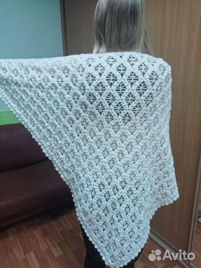 Шаль ручной работы