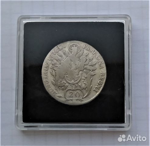 Венгрия / 20 крейцеров 1776 г. / серебро