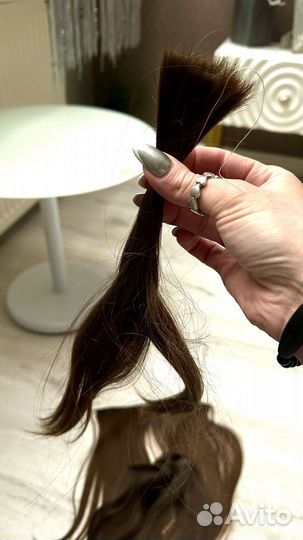 Натуральные детские волосы на трессах