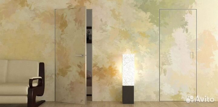 Скрытая дверь под покраску