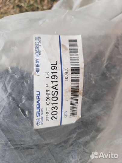 Амортизатор на subaru forester