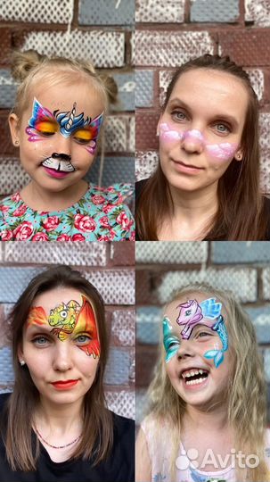 Аквагрим и блеск тату