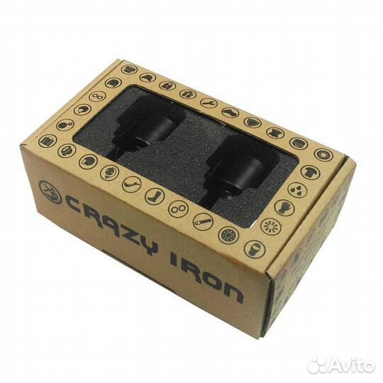 Грузики руля Honda стальные черные