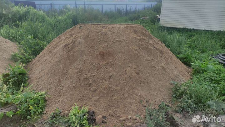 Грунт для подъёма участка, плодородка, песок