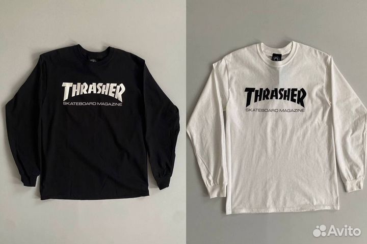 Лонгсливы Thrasher Новые Оригинал