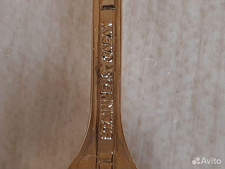 Ложки позолоченные СССР 6шт