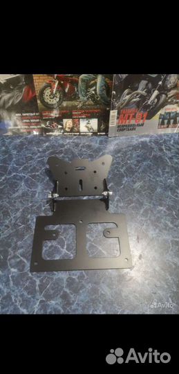 Рамка для номера мотоцикла складная