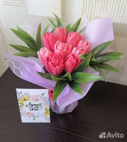 Ароматные цветы из мыла