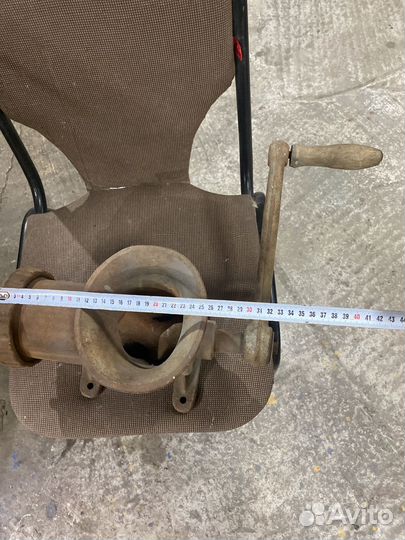 Мясорубка большая чугунная 19 век