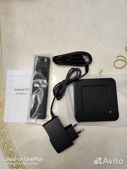 Приставка x96 Lite Android TV c голосовым пультом