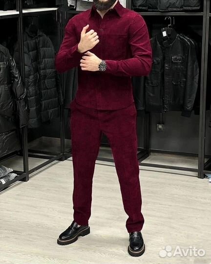 Костюм мелкий вельвет 48-58