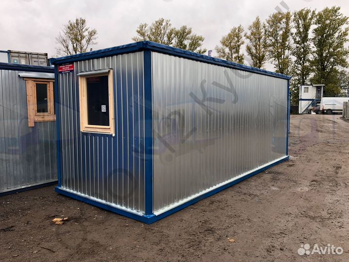 Блок контейнер 02 металлический новый утепленный