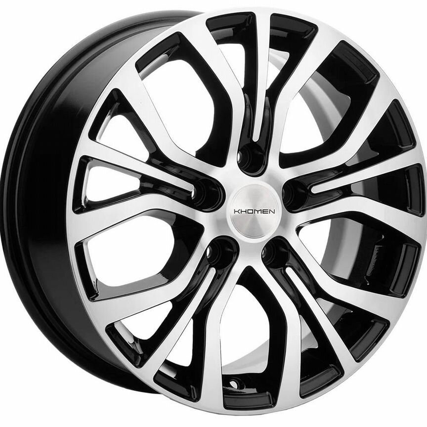 Диски Khomen KHW1608 6.5x16 5x114.3 ET45 D60.1 Black-FP