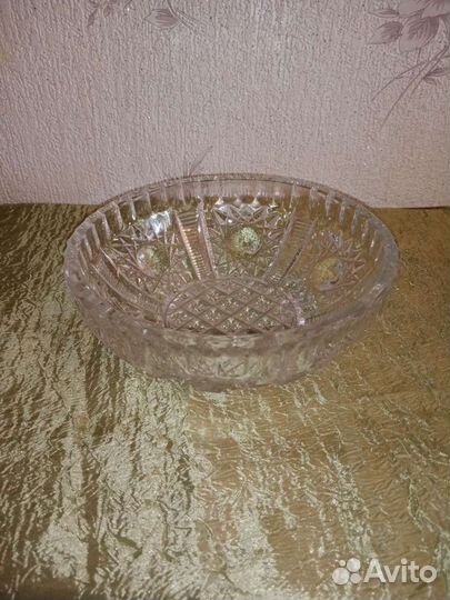 Салатник хрустальный