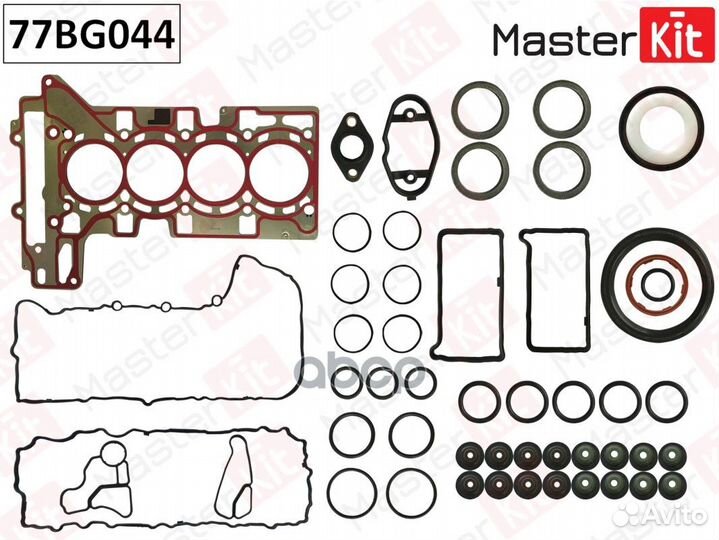 Комплект прокладок верхний с прокладкой гбц Mas