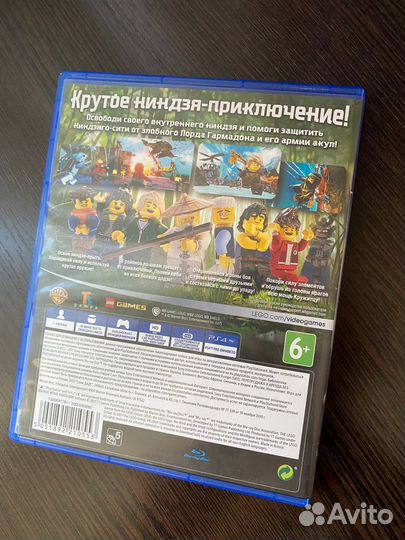 Диск на ps4 Lego ninjago