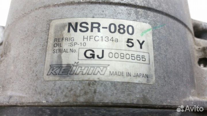 Компрессор кондиционера Honda Stream RN6 R18A 2009