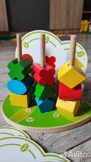 Развивающие деревянные игрушки
