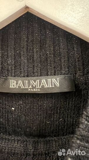 Платье balmain черное