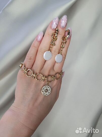 Серьги и браслет