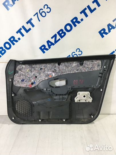 Обивка передней двери лев. nissan almera G15 1.6 м