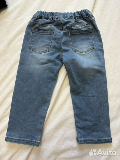 Джинсы на девочку 92