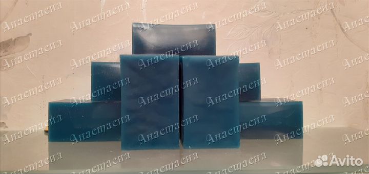 Воск цветной синий