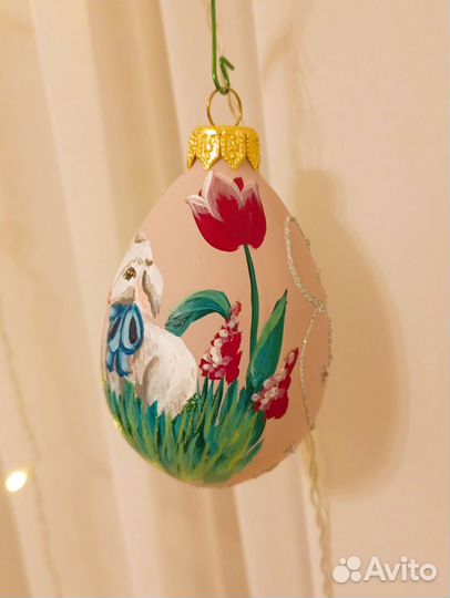 Елочная игрушка Пасхальное яйцо