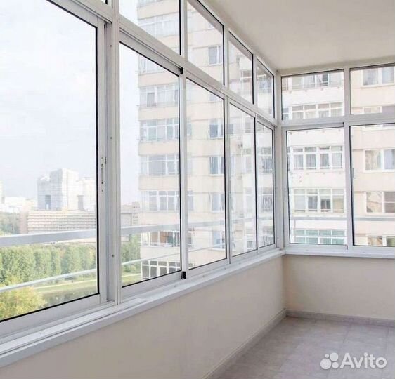Алюминиевые окна рамы-купе