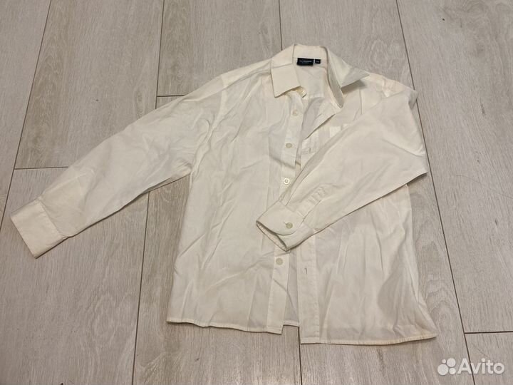 Рубашка белая 128