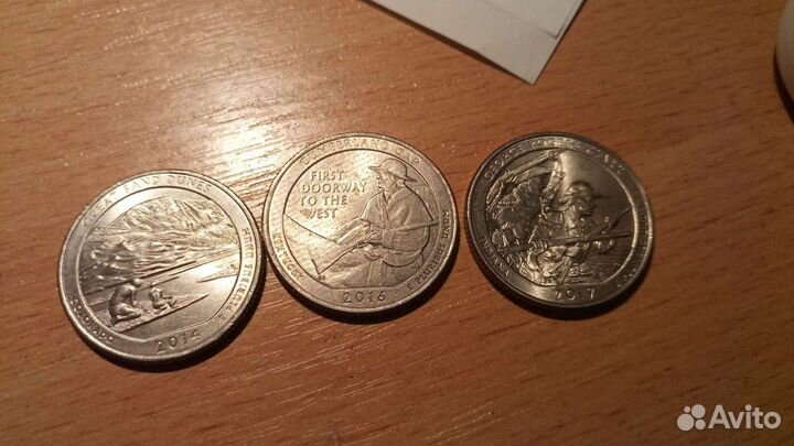 Четвертаки национальные парки