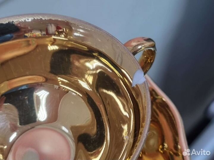 Кофейный сервиз, Золотое мокко. Польша 70 е го