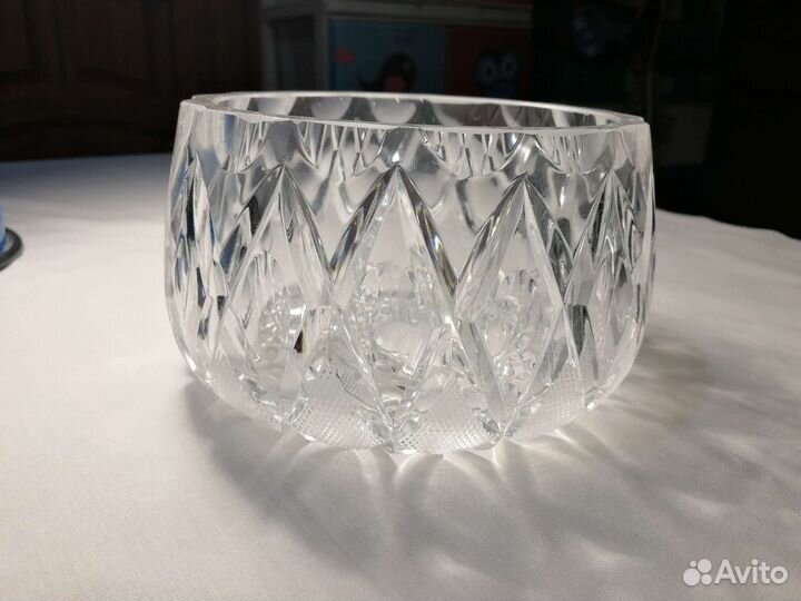 Хрустальная ваза, салатник, конфетница