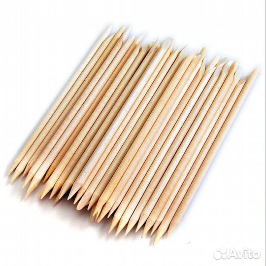 Апельсиновые палочки для маникюра, 100 шт