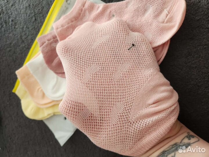 Носки детские летние в сеточку тонкие