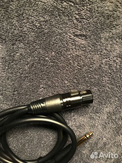 Кабель XLR Jack 6.3
