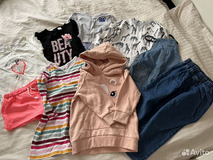 Пакет фирменных вещей на девочку 92-98