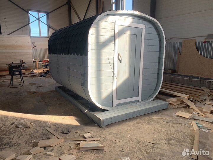 Баня-бочка с доставкой