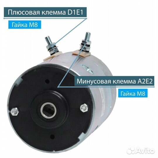 Электродвигатель IMM102560, 24V, 2.0kW